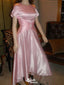 Casual Short Sleeves A-line Long Prom Dress Ideas, Evening Party Dresses,WGP1783