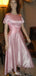 Casual Short Sleeves A-line Long Prom Dress Ideas, Evening Party Dresses,WGP1783