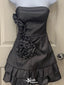 Elegant Strapless A-line Short Mini Homecoming Dress,EPT620