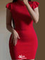 Sexy Short Sleeves Sheath Short Mini Homecoming Dress,EPT634