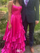 Elegant Spaghetii Strap A-line Long Prom Dress Ideas, Evening Party Dresses,WGP1798