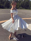 Elegant White Off Shoulder Ball Gown Popular Cheap Short Homecoming Dresses, EPT316