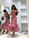 Elegant Pink One-Shoulder Mermaid Long Prom Dress Ideas, Evening Party Dresses,WGP1812