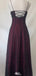 Casual Spaghetti Strap Straight Across A-line Long Prom Dress Ideas, Evening Party Dresses,WGP1246