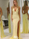 Sexy V-neck Halter Strap Mermaid  Long Prom Dress Ideas, Evening Party Dresses ,WGP1094