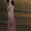 Shiny Pink Spaghetti Strap Mermaid Long Prom Dress Ideas, Evening Party Dresses,WGP1716