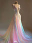 Sparkly V-Neck Mermaid Long Prom Dress Ideas, Evening Party Dresses,WGP1891