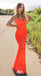 Gorgeous V Neck Open Back Mermaid Long Party Dress Prom Dresses,WGP990