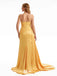 Gorgeous Strapless Mermaid Side Slit Long Party Dress Prom Dresses,WGP992