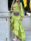 Elegant One-shoulder Long Sleeve Sheath Long Prom Dress Ideas, Evening Party Dresses,WGP1310