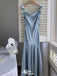 Stylish Blue Simple Sheath Long Party Dress Prom Dresses,WGP999