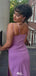 Sexy Spaghetti Strap bodycon Sheath Long Prom Dress Ideas, Evening Party Dresses,WGP1330