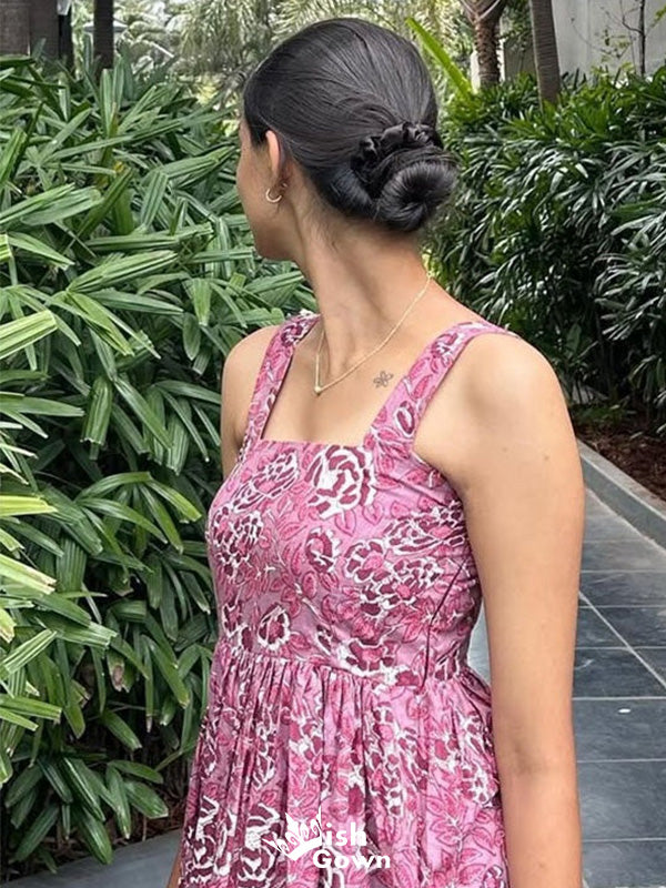 Casual Spaghetti Strap A-line Unique Long Prom Dress Ideas, Evening Party Dresses,WGP1335