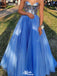 Elegant Strapless Sweetheart A-line Unique Long Prom Dress Ideas, Evening Party Dresses,WGP1341