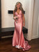 Sexy Mermaid V Neck Long Party Dress Prom Dresses,Evening Dress Online, WGP938