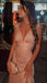 Charming Pink Spaghetti Strap Mermaid Long Prom Dress Ideas, Evening Party Dresses, WGP2004