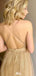 Sexy Deep V-neck A-line Long Prom Dress Ideas, Evening Party Dresses,WGP1368
