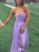 Casual Strapless Sweetheart A-line Long Prom Dress Ideas, Evening Party Dresses,WGP1127