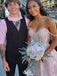 Gorgeous Off-shoulder Sweetheart Lace A-line Short Mini Homecoming Dress,EPT357