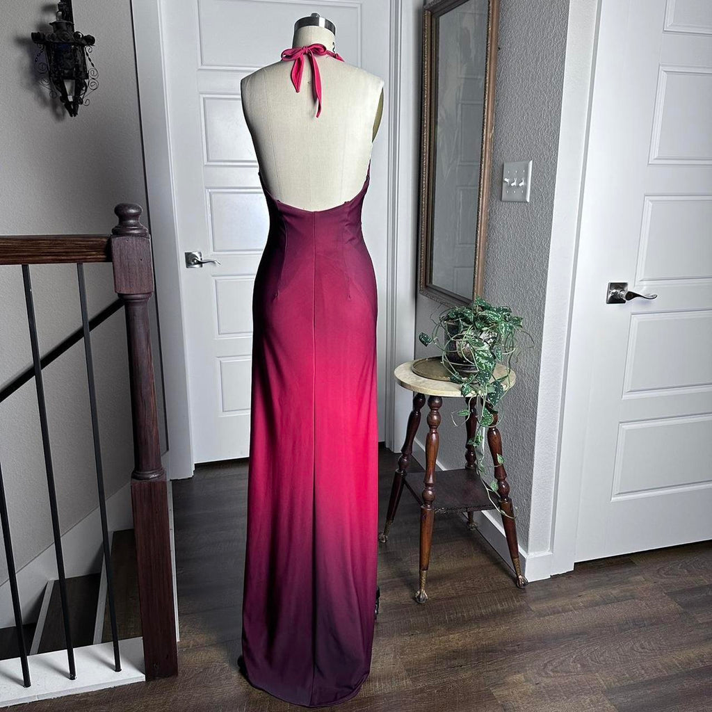 Unique Red V-Neck Mermaid Long Prom Dress Ideas, Evening Party Dresses,WGP1765