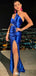 Unique One-shoulder Mermaid Long Prom Dress Ideas, Evening Party Dresses,WGP1490