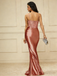 Elegant Coral Sweetheart Mermaid Long Prom Dress Ideas, Evening Party Dresses, WGP2040