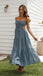 Elegant Pink Chiffon A-Line Maxi Dress with Ruffled Tiered Skirt Prom Dress,WGP2100