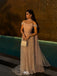 Elegant Pink Off-Shoulder Sleeveless A-Line Long Prom Dress Ideas, Evening Party Dresses , WGP1900