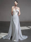Elegant White Sweetheart Mermaid Long Prom Dress Ideas, Evening Party Dresses,WGP1730