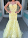 Gorgeous Spaghetti Strap Mermaid Long Prom Dress Ideas, Evening Party Dresses,WGP1544