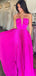 Elegant Pink Halter Strap A-Line Long Sleeveless Popular Long Evening Dresses, Formal Dresses, Birthday Party, WGP697