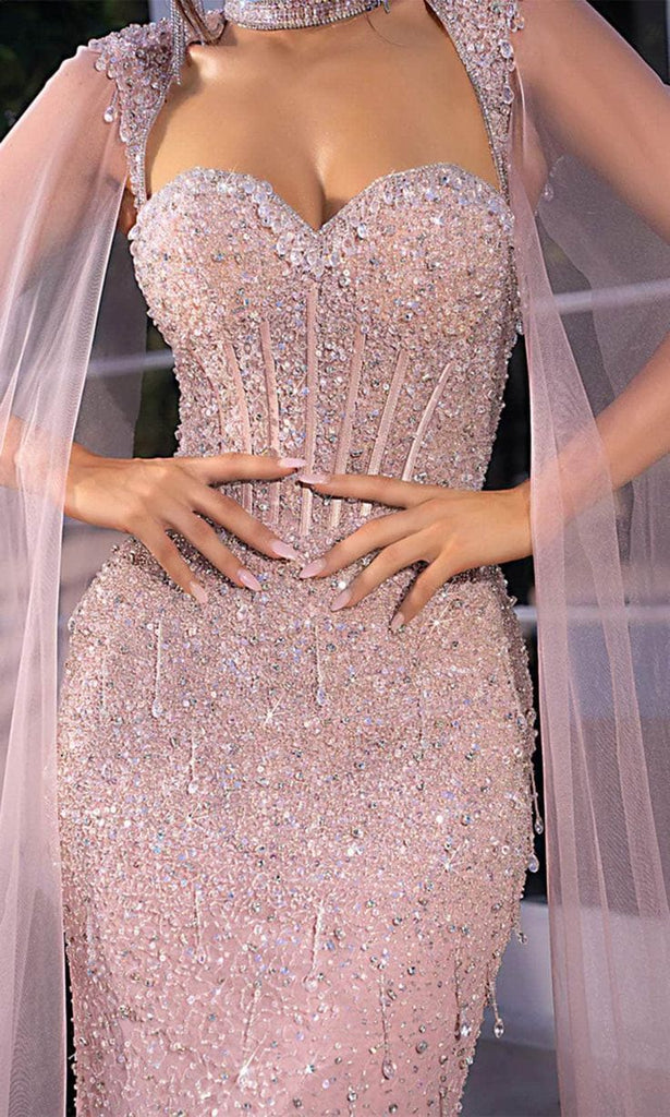 Sparkly Pink Sweetheart Mermaid Long Prom Dress Ideas, Evening Party Dresses,WGP1874