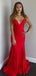 Gorgeous Red Sweetheart Mermaid Criss Cross Long Sleeveless Popular Long Evening Dresses, Formal Dresses, WGP699