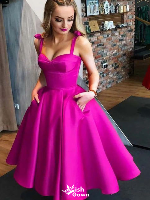 Elegant Pink Sweetheart Ball Gown &nbsp;Popular Cheap Short Homecoming Dresses, EPT254