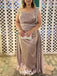Elegant One-shoulder Mermaid Long Prom Dress Ideas, Evening Party Dresses,WGP1614