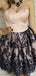 Gorgeous Strapless Lace A-line Short Mini Homecoming Dress,EPT476