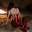 Classy Red Satin Strapless Prom Dress Sleek Backless Maxi Party Gown,WGP2156