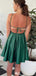 Sexy Spaghetti Strap A-line Mini Homecoming Dress,EPT320
