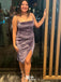 Gorgeous Spaghetti Strap Sheath Short Mini Homecoming Dress,EPT522
