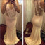 Sexy Pink V-Neck Mermaid Long Prom Dress Ideas, Evening Party Dresses,WGP1858