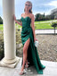 Sexy Green Sweetheart Mermaid  Side Slit Long Sleeveless Long Party Prom Dresses,Evening Dress Online, WGP758