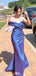 Gorgeous One-shoulder Mermaid Long Prom Dress Ideas, Evening Party Dresses,WGP1689
