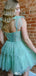 Elegant Sweetheart Spaghetti Strap A-line Short Mini Homecoming Dress,EPT330