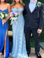 Elegant Off-shoulder Mermaid Long Prom Dress Ideas, Evening Party Dresses,WGP1714