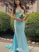 Sexy V-neck Mermaid Long Prom Dress Ideas, Evening Party Dresses,WGP1722
