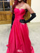 Elegant Sweetheart Strapless A-line Unique Long Prom Dress Ideas, Evening Party Dresses,WGP1163