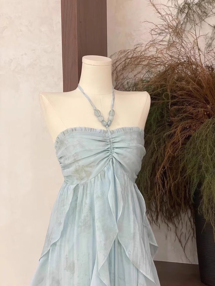 Elegant Blue Sweetheart A-Line Long Prom Dress Ideas, Evening Party Dresses,WGP1944