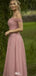 Elegant Off-shoulder A-line Long Prom Dress Ideas, Evening Party Dresses,WGP1735