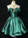 Elegant Strapless Sweetheart  A-line Short Mini Homecoming Dress,EPT568