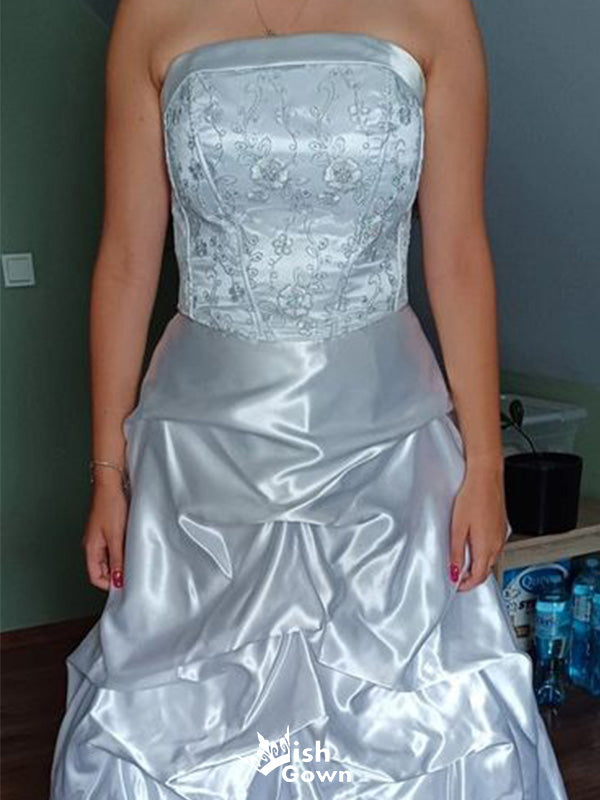 Gorgeous Strapless Sheath Long Prom Dress Ideas, Evening Party Dresses,WGP1745